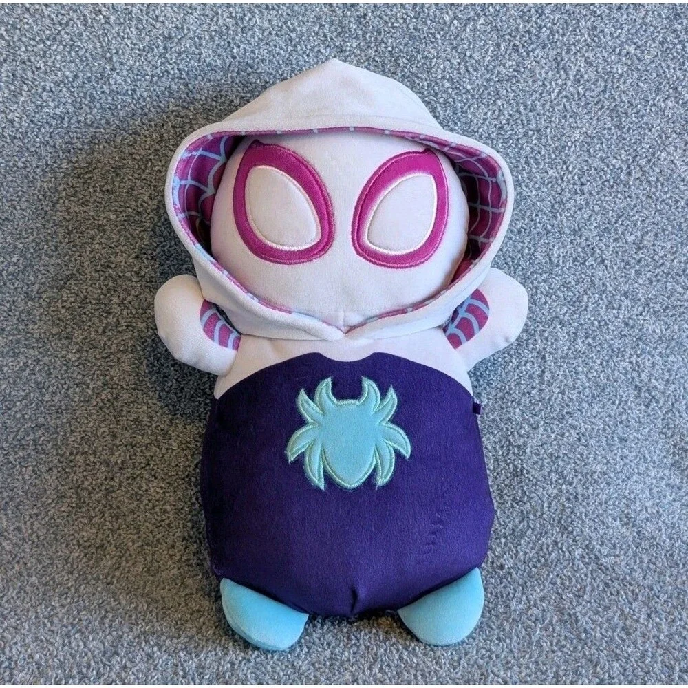 Squishmallows HugMees Spidey & His Amazing Friends Ghost Spider 10'' Soft Plush - Picture 1 of 8